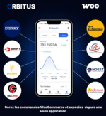 ادارة و شحن طلبات ووكوميرس من تطبيق الهاتف Orbitus